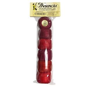 Presencia Pearl Cotton Size 12 10g Scarlet Thread Sampler Pack